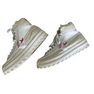Converse Pro Leather X2 High Rivals Shoes White University Red Men’s Size 7.5
